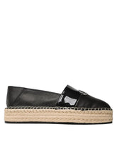 Calvin Klein Womens Flatform Espadrille In Black