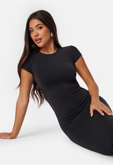 Calvin Klein J224064 Modal Detail Dress Black