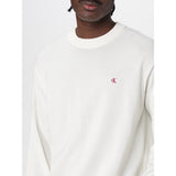 Calvin Klein Mens Cotton Crew Neck Sweatshirt In Off White