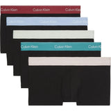 Calvin Klein Mens 5 Pack Trunk Set in Black Multi