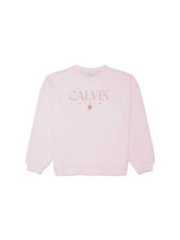 Calvin Klein Girls Multi Color Sweatshirt In Pink