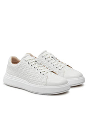 Calvin Klein Womens Cupsole Lace Up In White