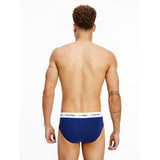 Calvin Klein Hip Brief 3 Pack In White Multi