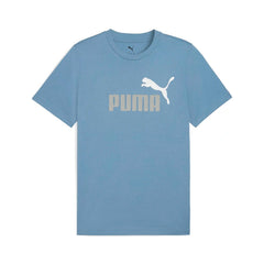 Puma Unisex Essential Logo T-Shirt In Blue