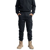 Soviet Boys Cargo Joggers In Black