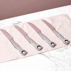 Steak Knife Set Of 4-Hanging Wave