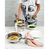 Apron-Succulent Face-Pe/Bl