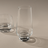 Carrol Boyes Baobab Set Of 4 Footed Hi Ball Glasses In Clear