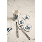 Carrol Boyes Indigo Girls Set Of 4 Rimmed Coasters In Blue