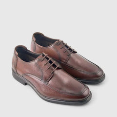Hush Puppies Hpm00921 Mens Thorpe Leather Shoes Brown