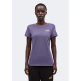 Puma Womens Ess Small No. 1 Logo T-Shirt In Inky Depths