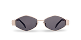 Celine Triomphe Unisex Sunglasses In Light Gold