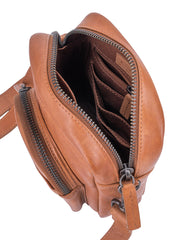 Cellini Diva Premea Compact Crossbody Tan