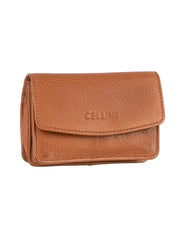 Cellini Diva Premea Compact Purse Tan