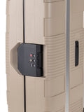 Cellini Safetech 4 Wheel Trolley Case Brown