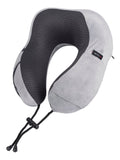 Cellini Travel Essentials Rhino Moulded Memory Foam Travel Pillow In Grey