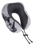 Cellini Travel Essentials Rhino Moulded Memory Foam Travel Pillow In Grey