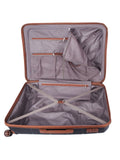 Cellini Spinn Trolley Case Black/Tan