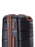Cellini Spinn Trolley Case Black/Tan