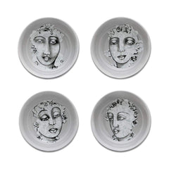 Carrol Boyes Cereal & Soup Bowl Set Of 4 Succulent Faces