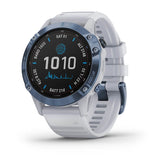 Garmin Fenix 6 Pro Solar Mineral Blue White Straps