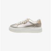 Replay Womens Notting Soft Plain Shoes in Platinum