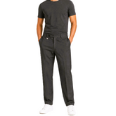 Polo Mens Custom Fit Trouser In Charcoal