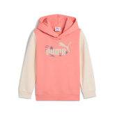 Puma Girls sandy Adventures Hoodie In Peach & Cream