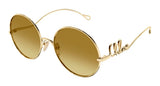 Chloe Sunglasses Womens In Gold Brown CH0372S-003