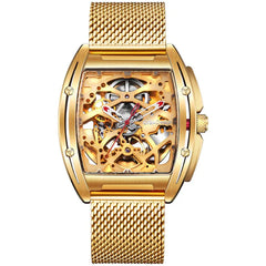Ciga Z Series Gold Mesh Strap Watch