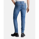 Calvin Klein Slim Taper Jeans In Denim Medium