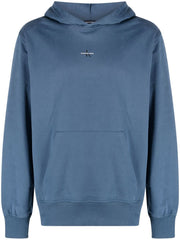 Calvin Klein J322535 Micro Monologo Hoodie Navy
