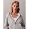 Calvin Klein Mens Archive Logo French Terry Hoodie In Grey