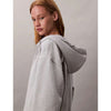 Calvin Klein Mens Archive Logo French Terry Hoodie In Grey