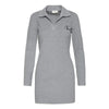 Calvin Klein Womens Monologo Rib Mini Dress In Grey