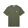 Calvin Klein Mens Waffle Crew Neck T-Shirt In Olive