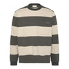 Calvin Klein Mens Sueded Stripe Pocket Long Sleeve T-Shirt In Black Multi