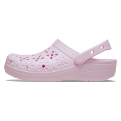 Crocs 210927 Womens Classsic Floral Cutout Clog Li