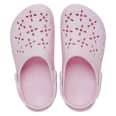 Crocs 210927 Womens Classsic Floral Cutout Clog Li