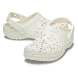 Crocs 210927 Womens Classsic Floral Cutout Clog Ch