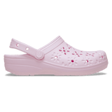 Crocs 210927 Womens Classsic Floral Cutout Clog Li