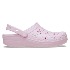 Crocs 210927 Womens Classsic Floral Cutout Clog Li