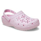 Crocs 210927 Womens Classsic Floral Cutout Clog Li