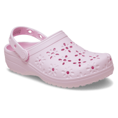 Crocs 210927 Womens Classsic Floral Cutout Clog Li