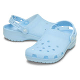 Crocs Unisex Adults Classic Frosted Clog Sandals In Light Blue