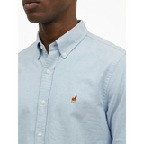 Polo Mens Long Sleeve Essential Oxford Shirt In Blue