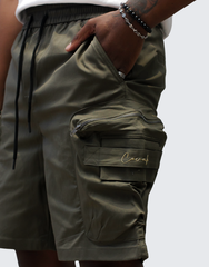Covali Mens Cargo Shorts In Military