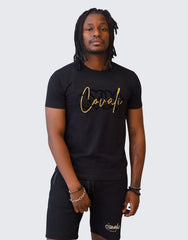 Covali Mens Carte T-Shirt In Black