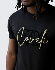 Covali Mens Carte T-Shirt In Black