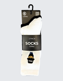 Covali Tipo Socks 2 Pack In White & Black